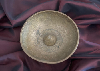 Osmanlı Pirinç Tılsım Şifa Tası